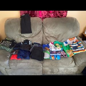 Lot of boys 14/16 clothes shorts t shirts pjs minecraft cat game Lego dino